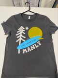 Ladies Surfboard Tee | Black