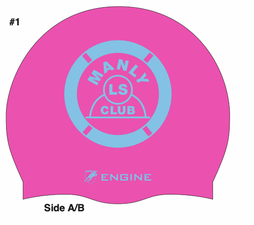 MLSC PINK SWIM CAP | SILICONE
