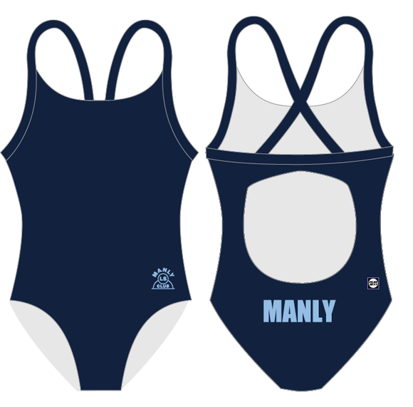 Girls 1pc XOVER | NAVY