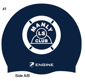 MLSC NAVY SWIM CAP | SILICONE