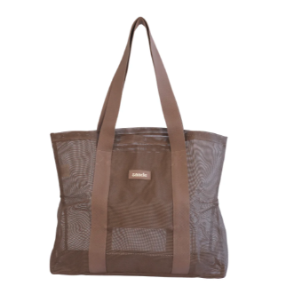 Mini Beach Mesh Bag - Brown