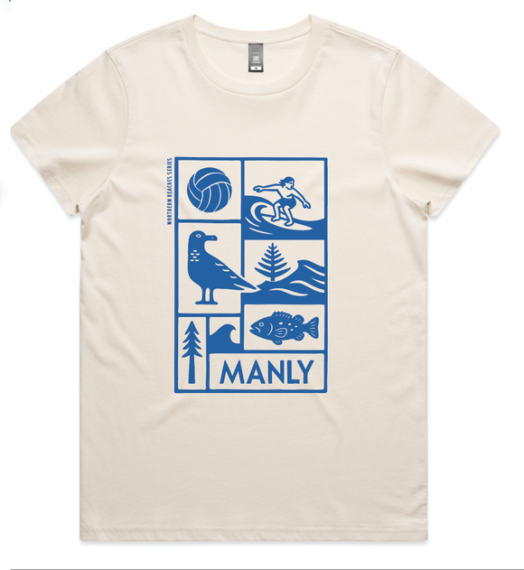 MANLY LADIES MAPLE TEE | ECRU