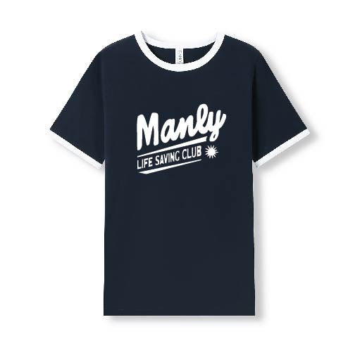UNISEX RINGER TEE | NAVY