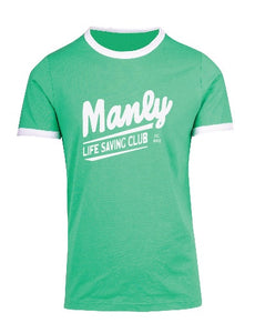 UNISEX RINGER TEE | GREEN