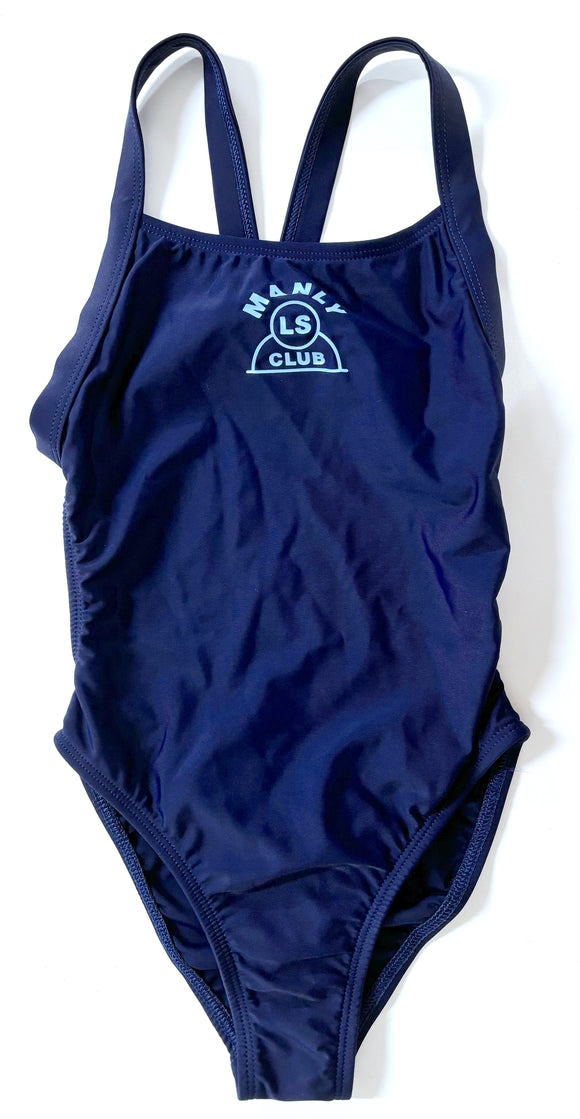 Girls 1pc Elite B | Navy