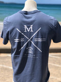 Mens Manly X T-shirt BLUE