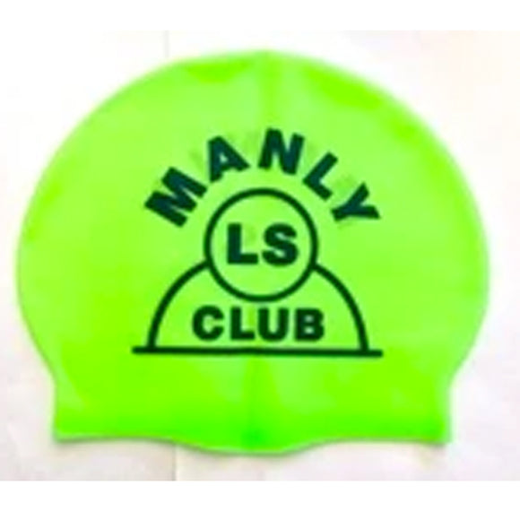 Manly LSC Green Latex Swimming Cap
