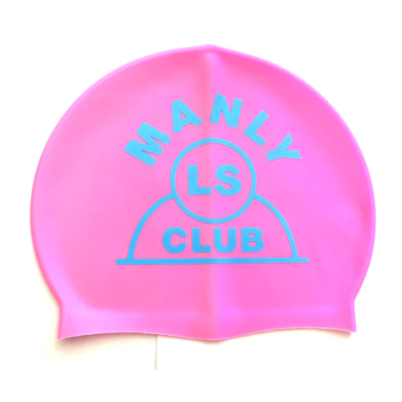 Manly LSC Pink Silicone Swimming Cap